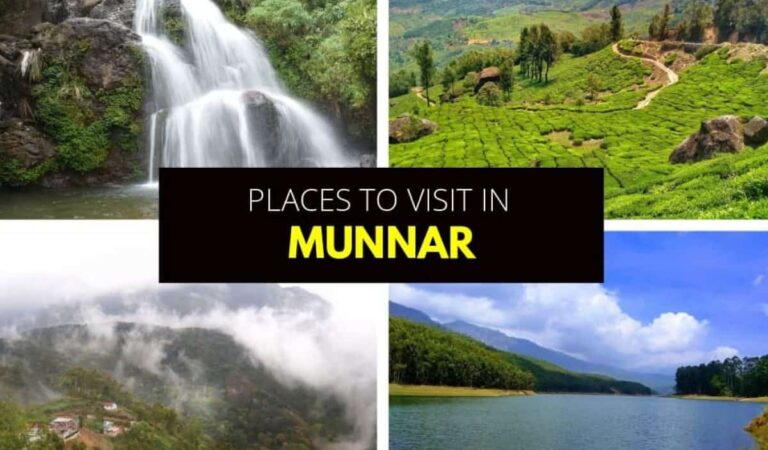 7 Places to Visit in Munnar: From Jaw-dropping View Points to Cascading Waterfalls!